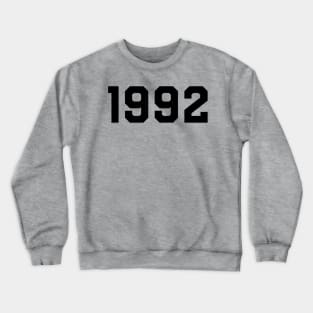 1992 - BLACK Crewneck Sweatshirt